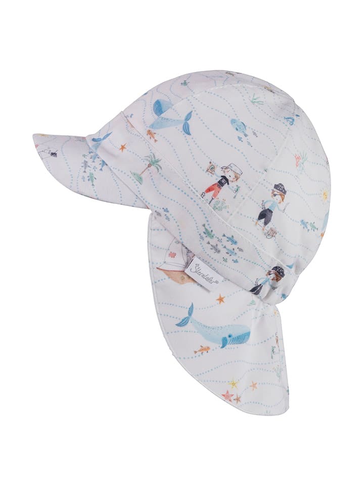 Sterntaler Nackenschutzcap in Weiß günstig kaufen