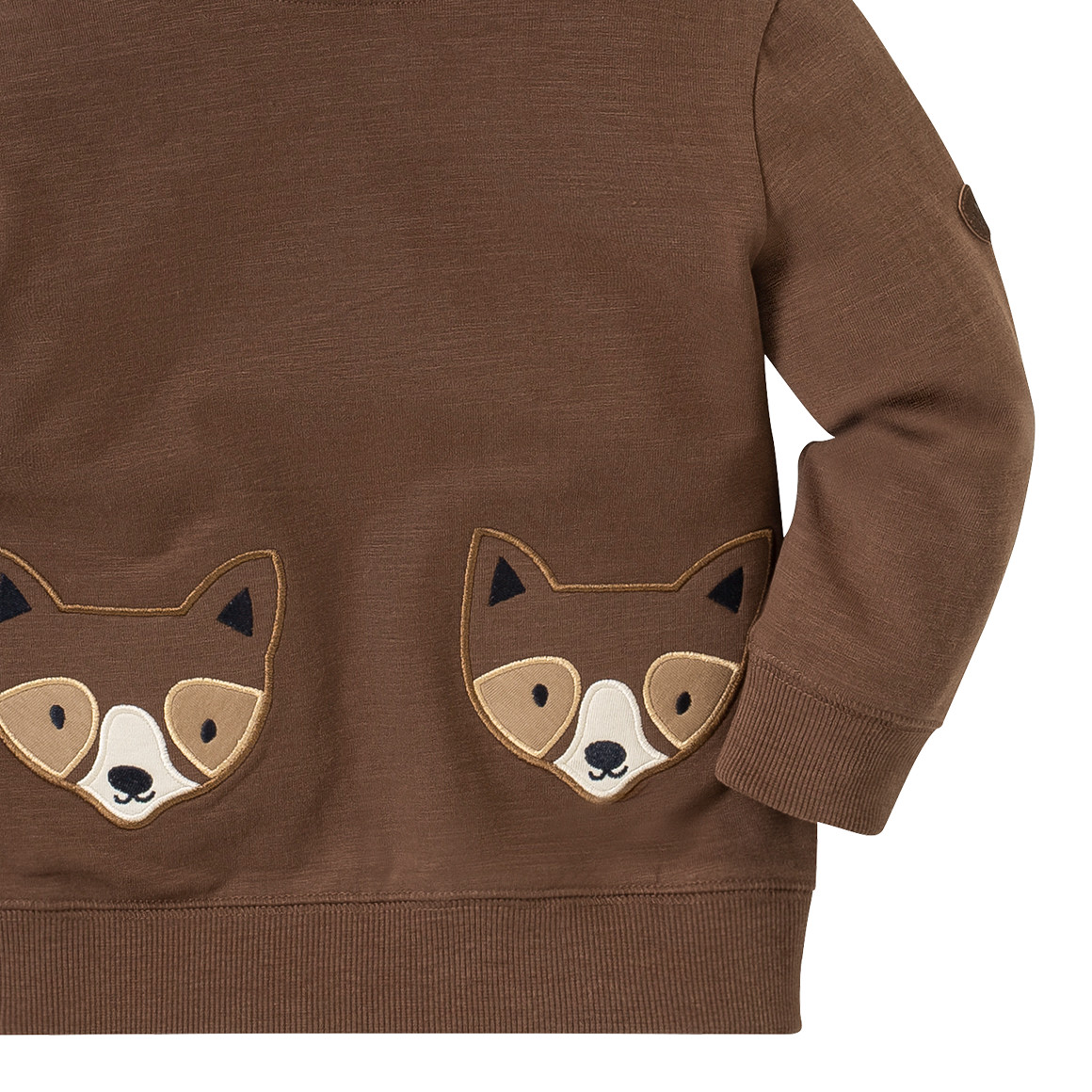 Baby Sweatshirt mit Fuchs-Applikation