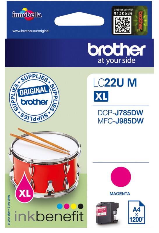 Brother LC22UM Original Tintenpatrone Magenta