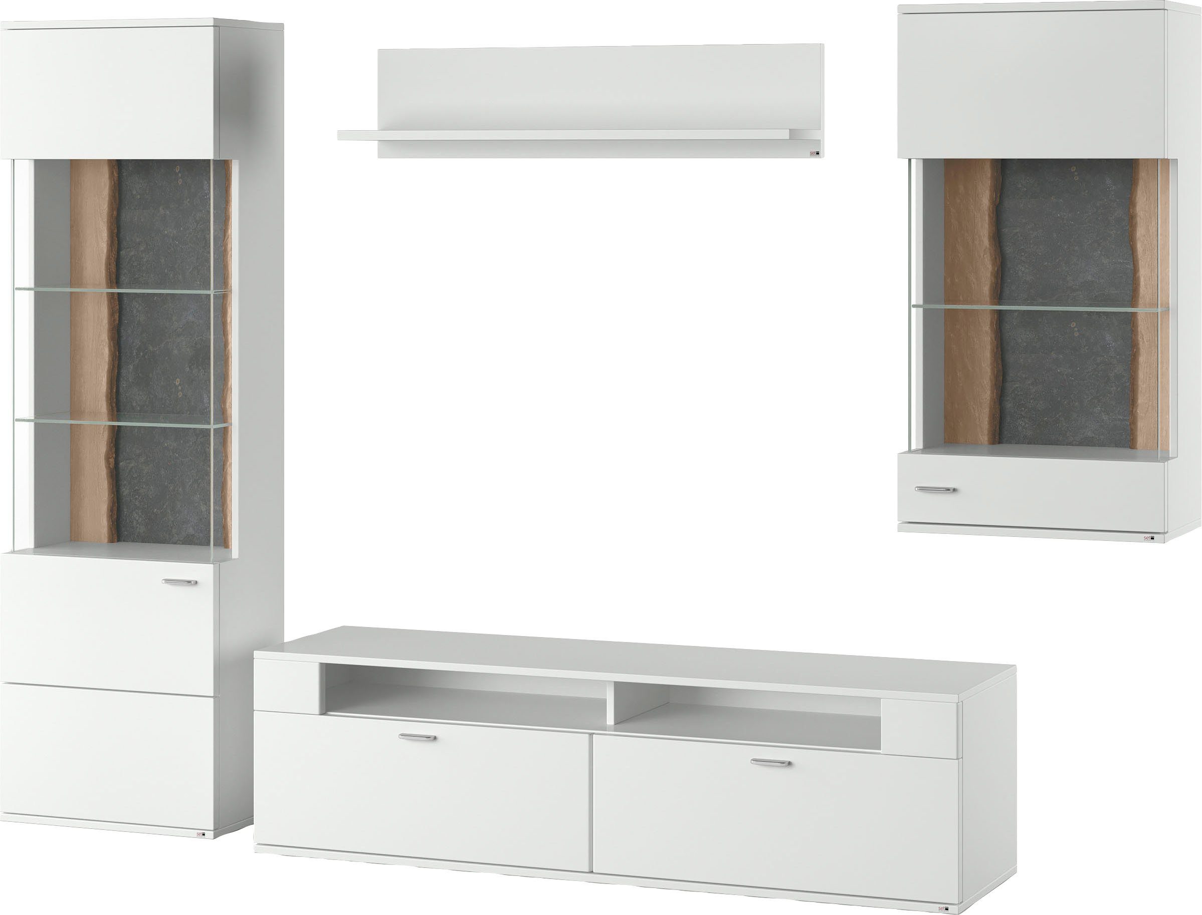 set one by Musterring Wohnwand TACOMA, (Set, 4-St), Typ 04, mit Hängevitrine