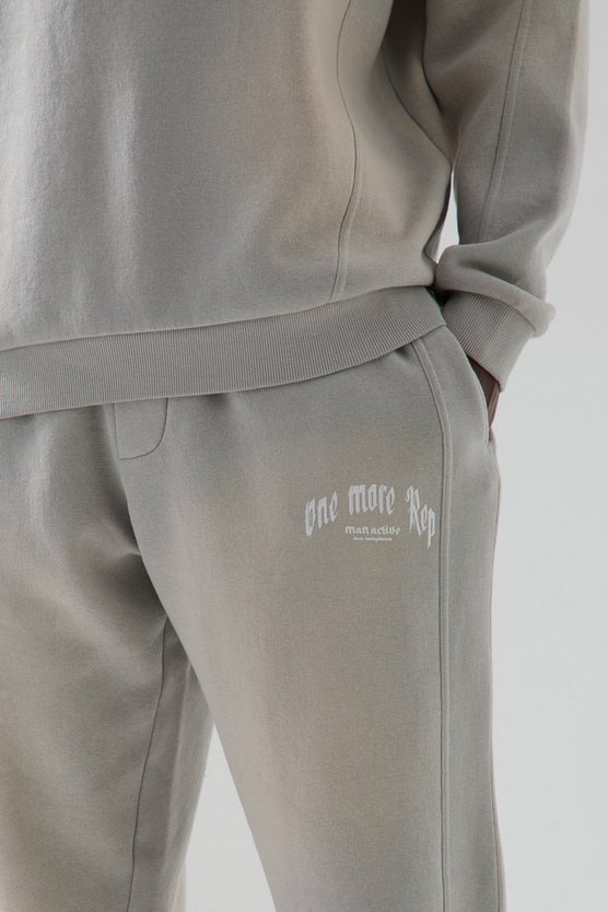 Man Active One More Rep Jogginghose mit Vintage-Waschung
