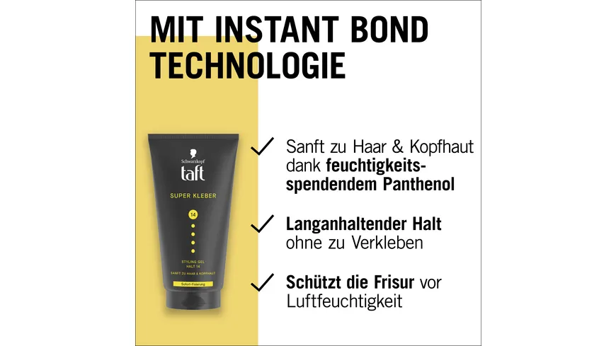 TAFT Super Kleber Styling Gel 150 ml