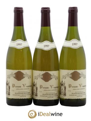 Pernand-Vergelesses Domaine Jeanniard Boudier 1997 - Lot de 3 Bouteilles