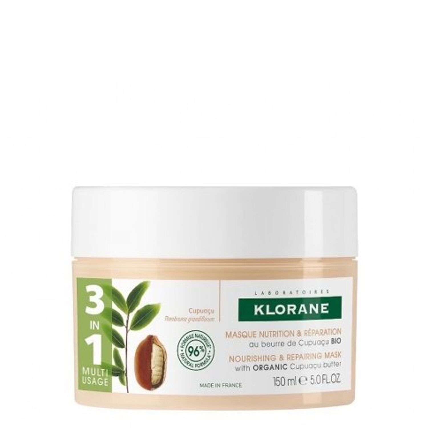 Klorane Masque Nutrition & Réparation Cupuaçu Bio 150 ml