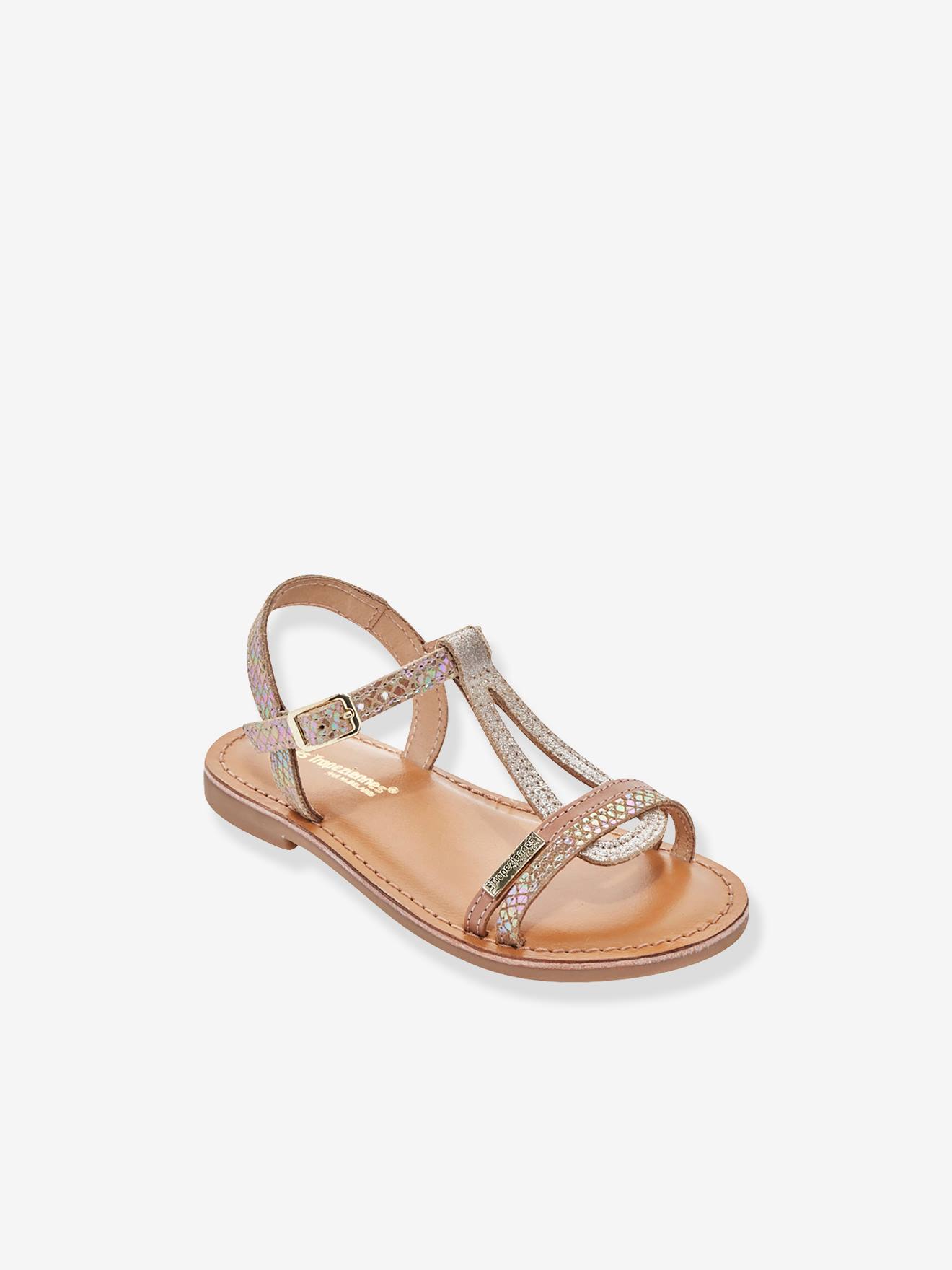 Les Tropeziennes Kinder Sandalen BADA LES TROPEZIENNES PAR M. BELARBI - beige glanzeffekt
