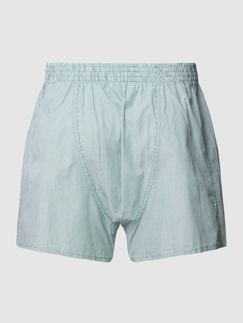 Boxershorts mit Allover-Muster im 3er-Pack in dunkelgrün