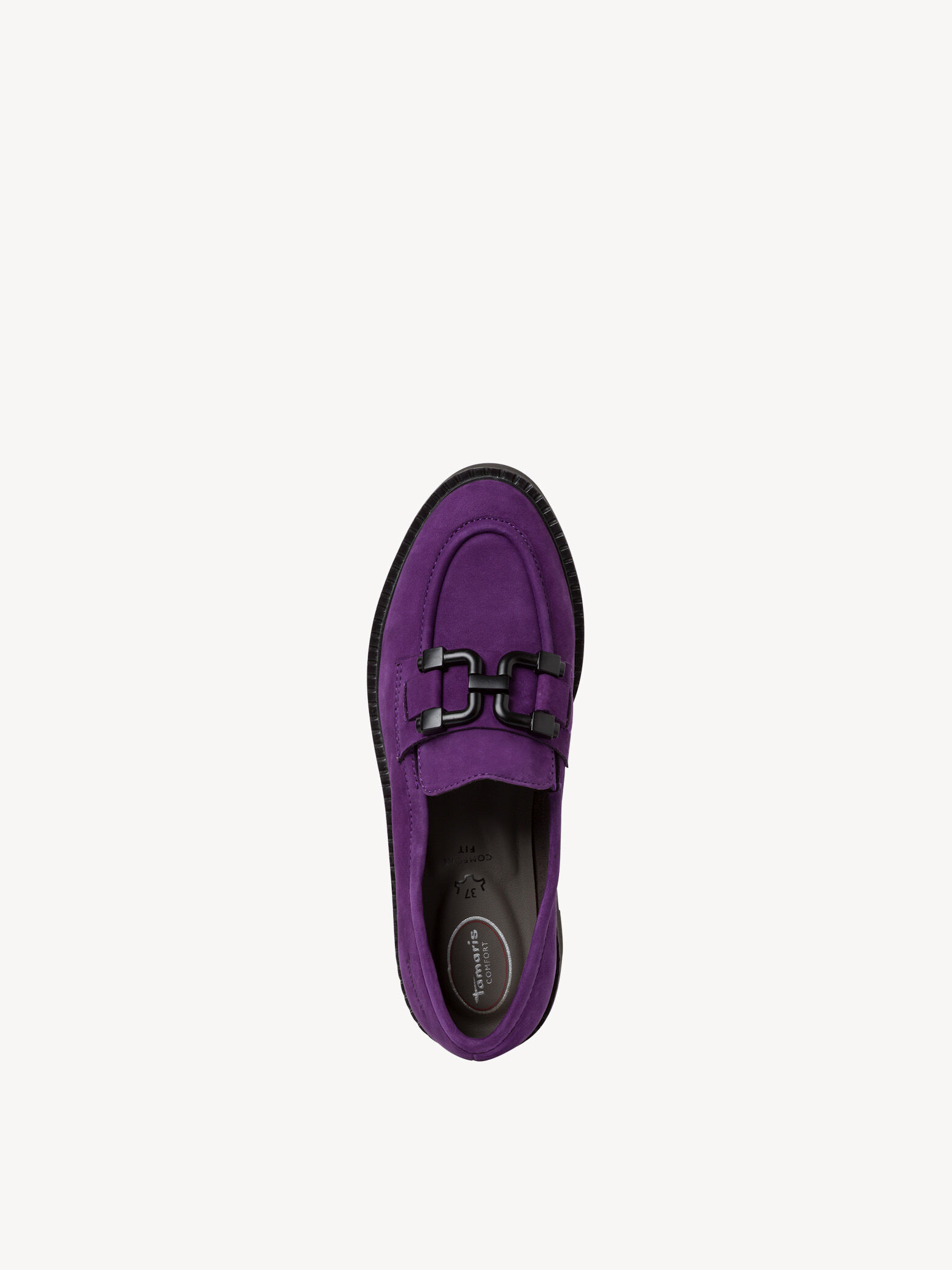 Slipper en cuir - mauve