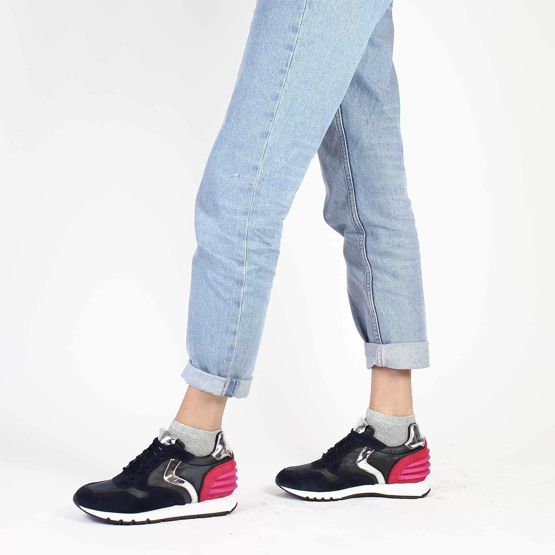 Voile Blanche  JULIA SLAM POWER - Bleu Fuchsia