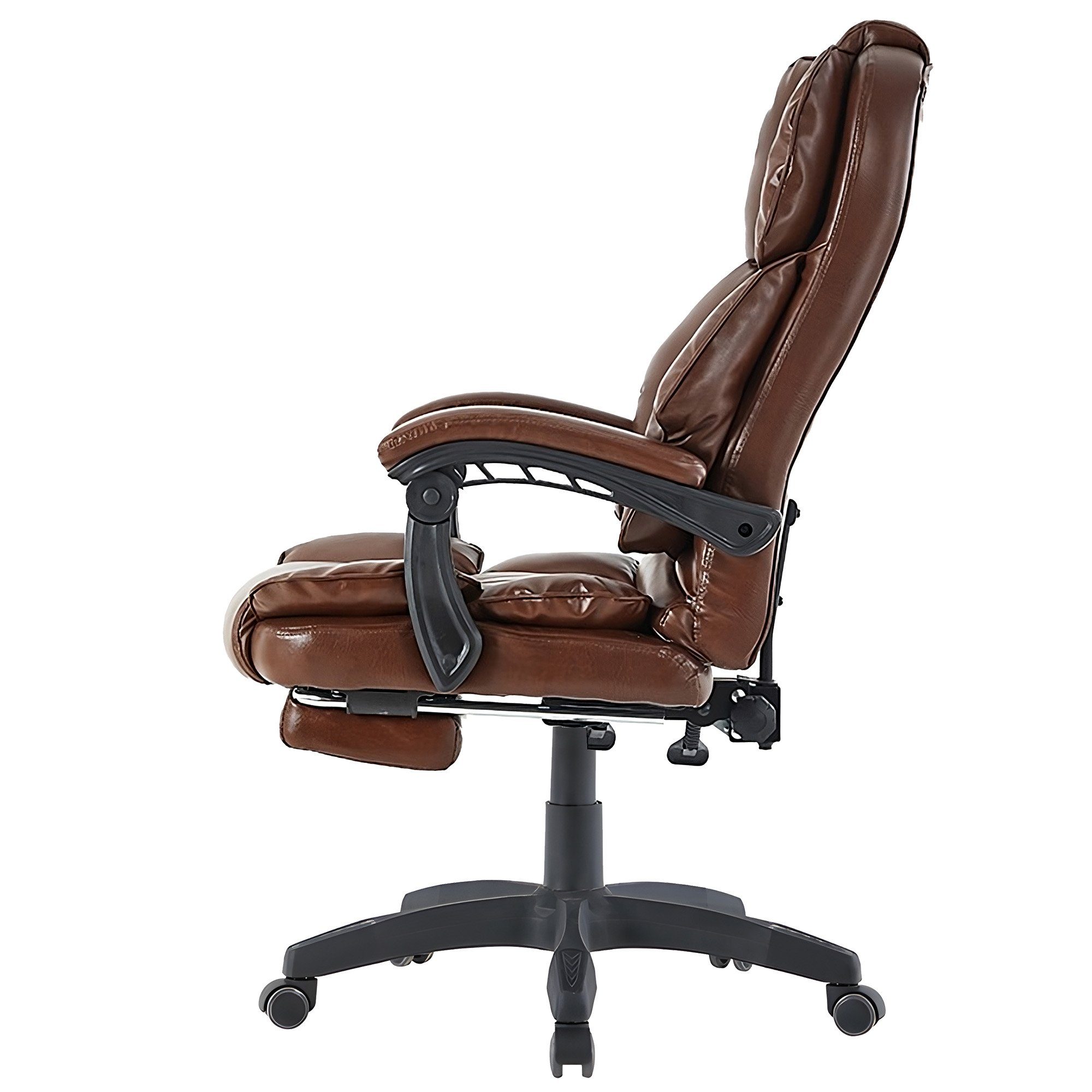 TRISENS Chefsessel Rafael (1 Stück), Bürostuhl mit extra Polsterung Home Office Chair im Lederoptik-Design