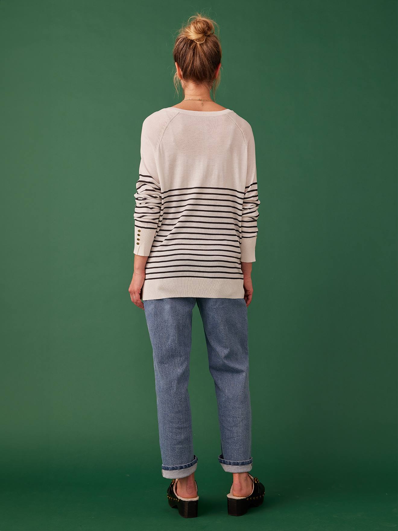 Envie de Fraise Umstands-Pullover aus Feinstrick ENVIE DE FRAISE - granatapfel
