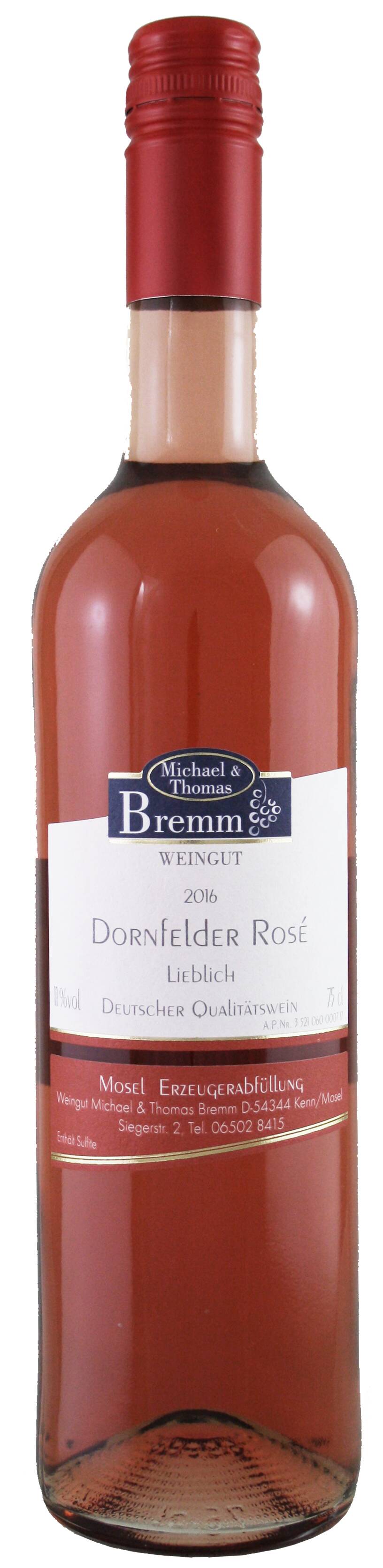 Weingut Bremm Dornfelder Rosé lieblich Weingut Bremm 2022
