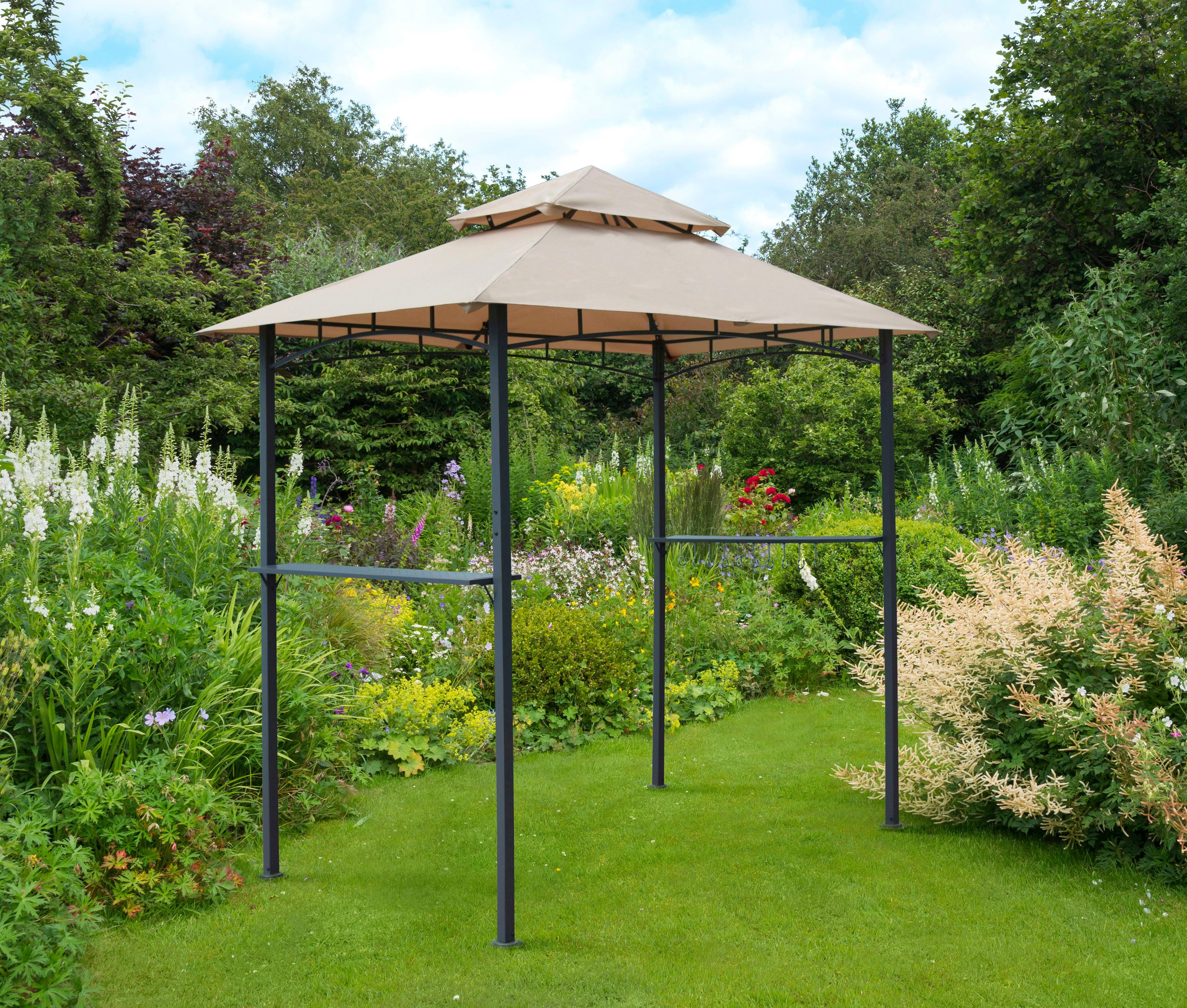 KONIFERA Grillpavillon Porto, BxTxH: 240x150x251cm, verschiedene Farben