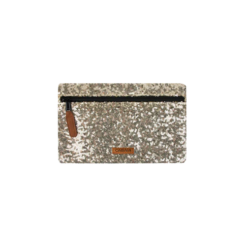 Gold Rue des Lutins medium front pocket