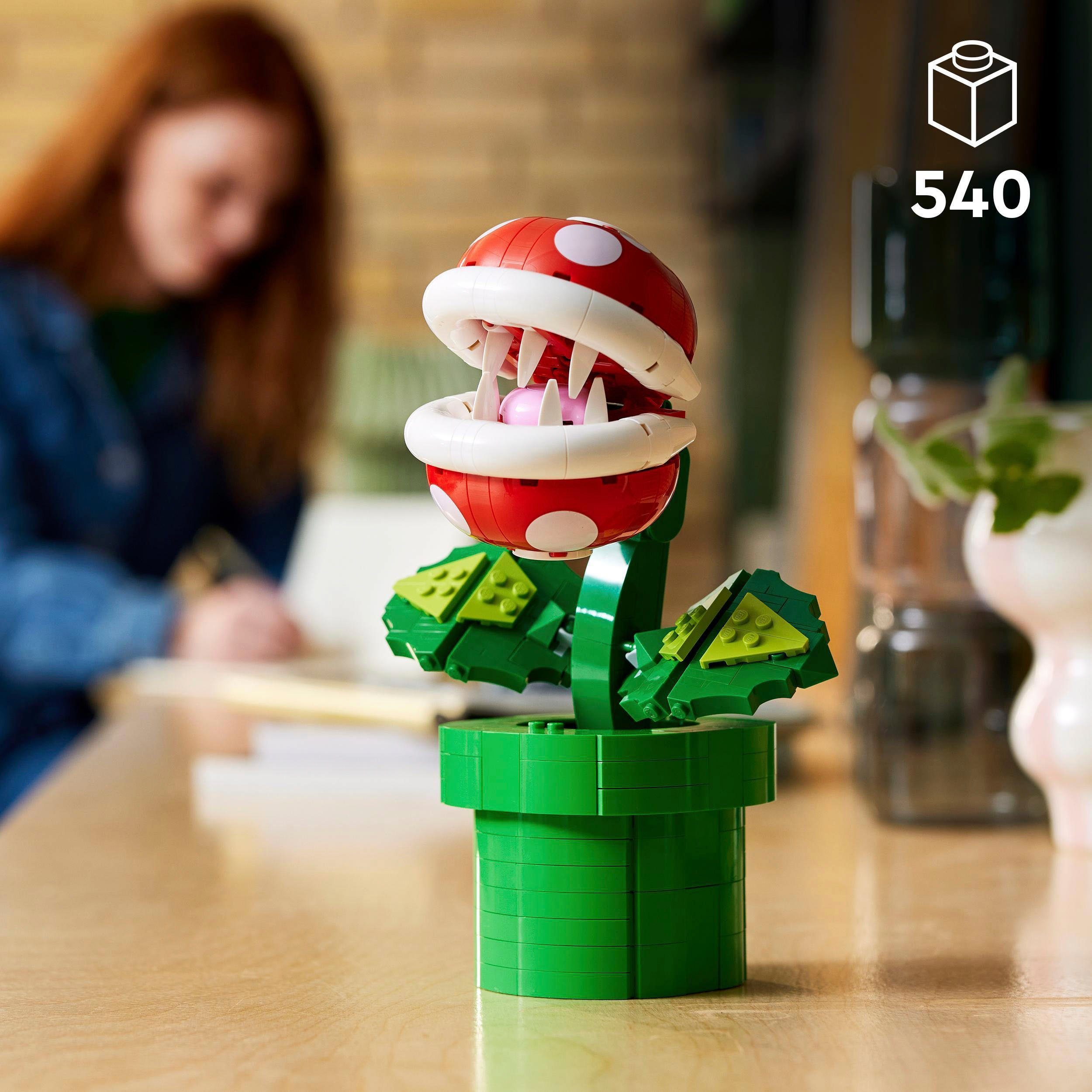 LEGO® Konstruktionsspielsteine Piranha-Pflanze (71426), LEGO® Super Mario, (540 St), Made in Europe