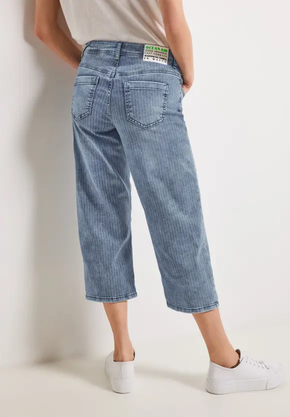 CECIL Loose Fit Jeans in 3/4-Länge