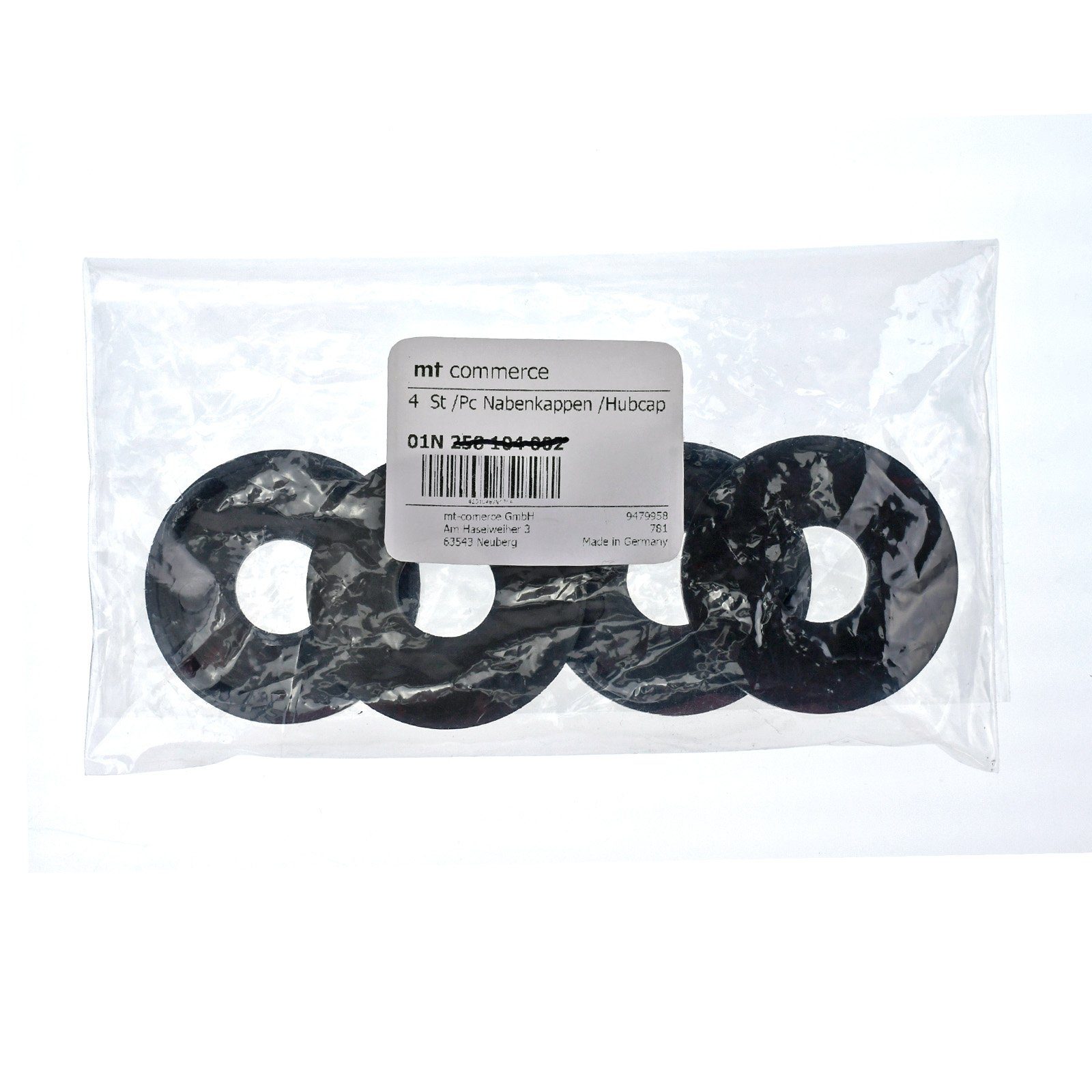 RKC Radkappe 4X 54,1mm Nabenkappen Radnaben Kappen Schwarz Flach für Brock Felgen