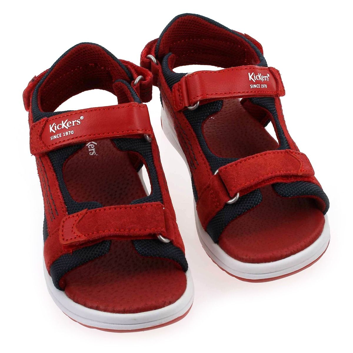 Kickers  PLANE - Rouge Marine