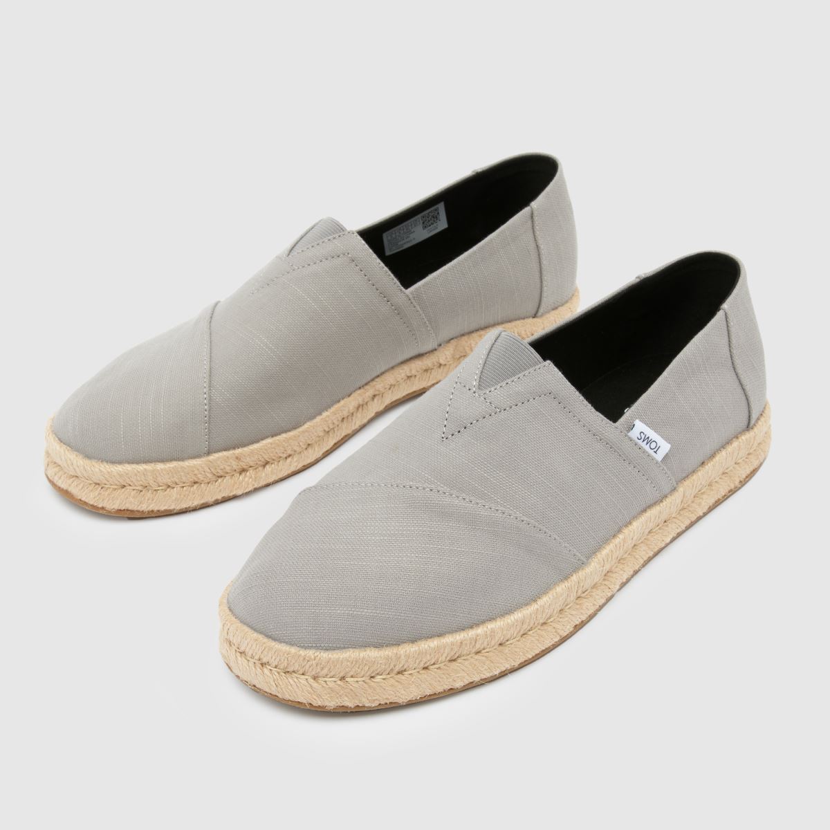 TOMS alpargata rope 2.0 cipő szürke színben