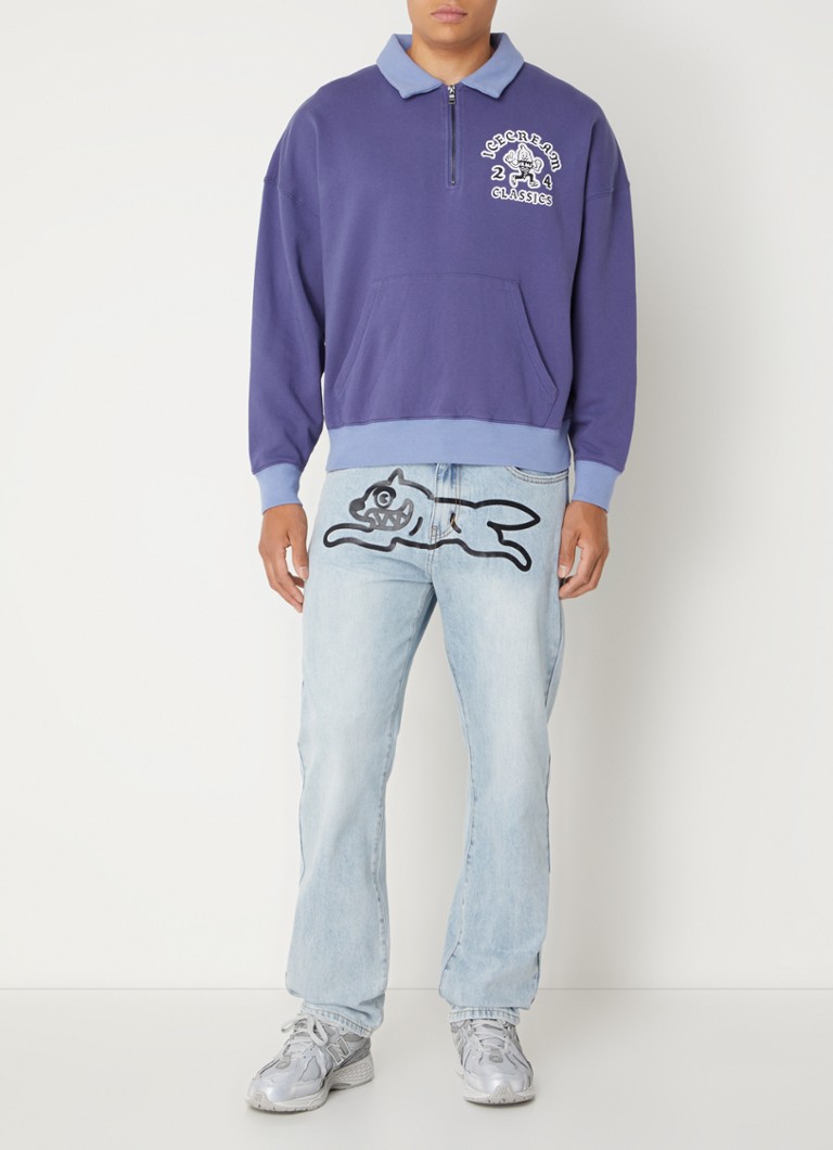ICE CREAM Cone Man sweater with half zip and logo