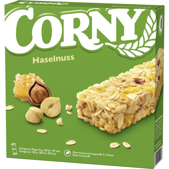 Corny Nussig Riegel 6ST 150G
