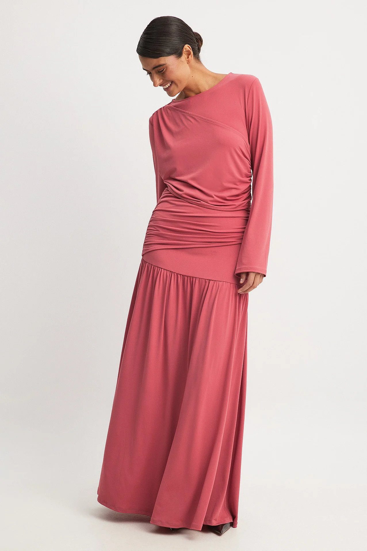 Geschichtetes Maxikleid