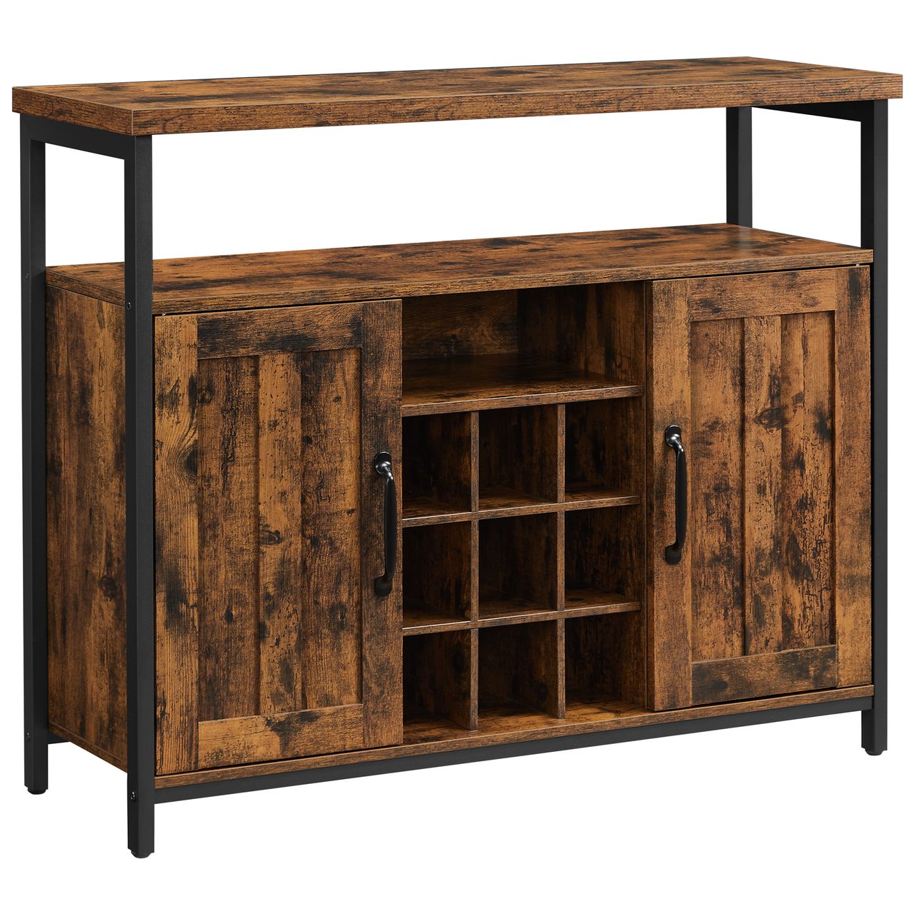 Vasagle Aufbewahrungsschrank, Weinschrank 100 x 35 x 81,4 cm