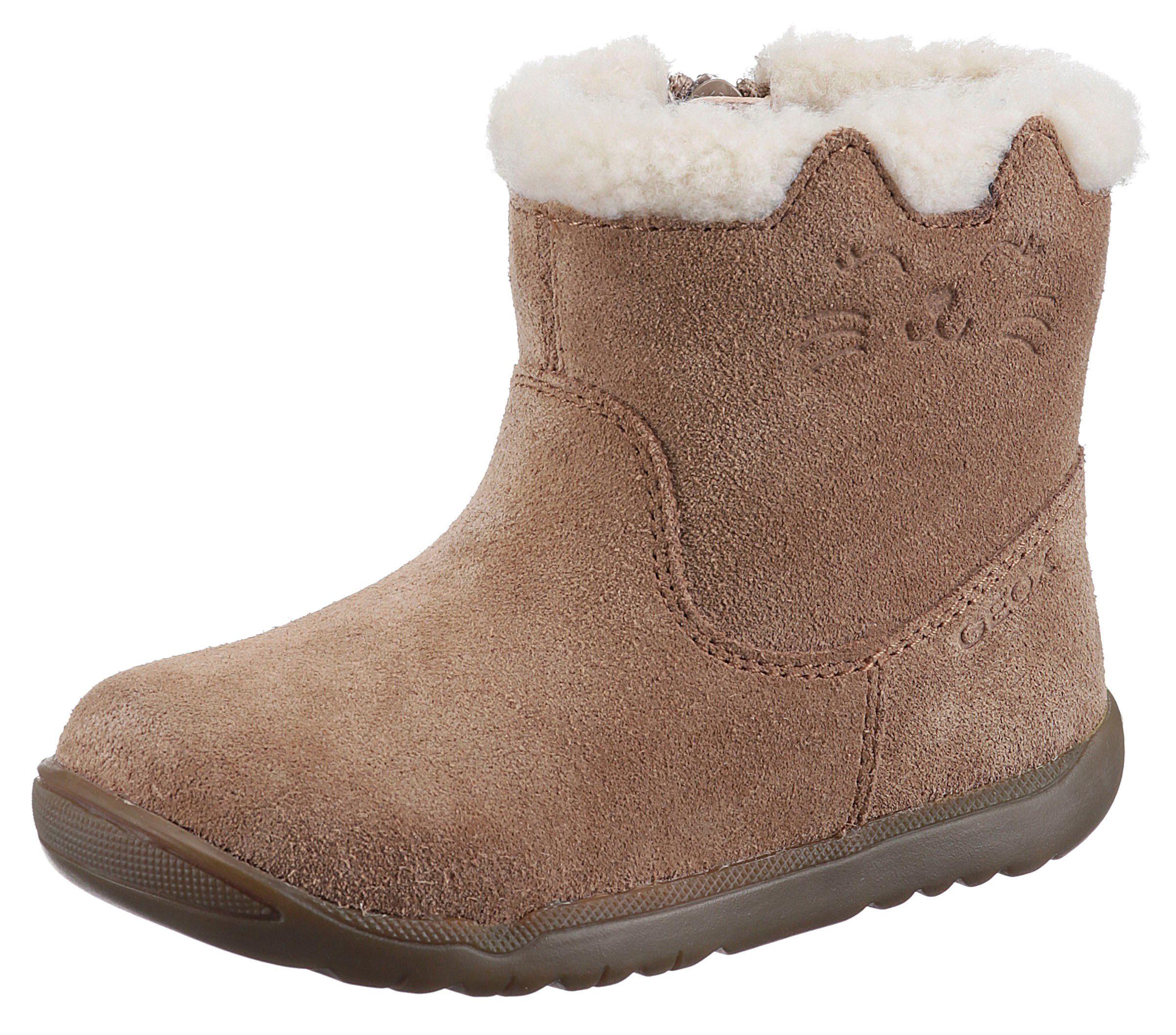 Geox B MACCHIA GIRL Lauflernschuh mit cooler Blinkfunktion