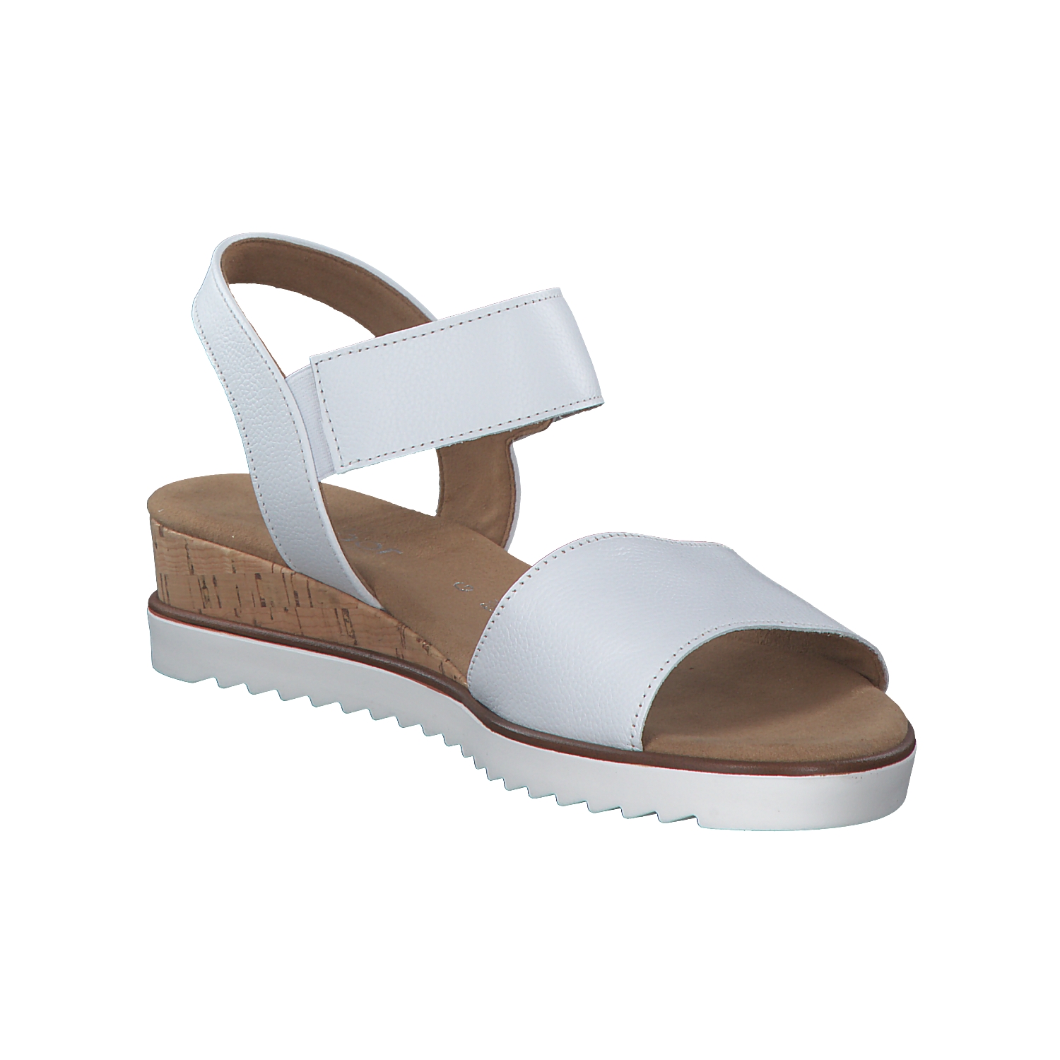 Gabor Comfort 22.750, Keilsandaletten, Damen, weiss(Kork/offwhi)
