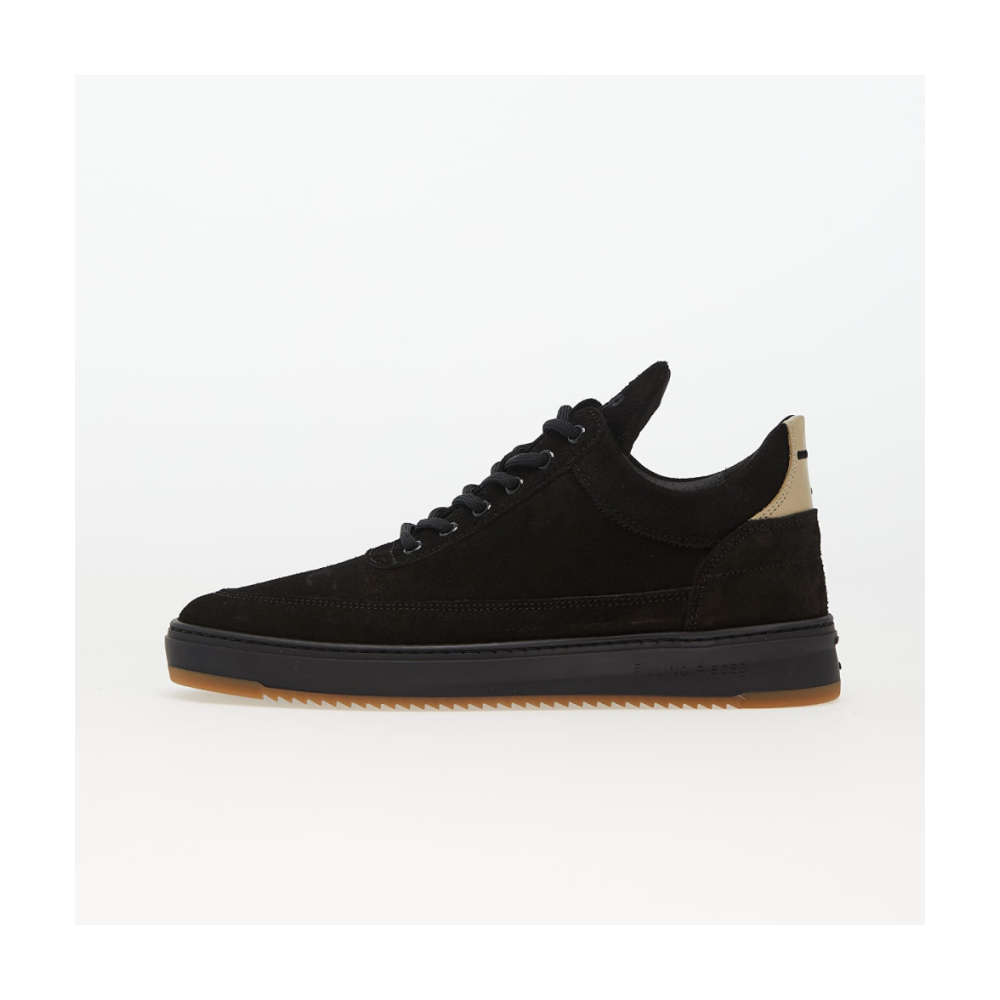 Filling Pieces Low Top Ripple Suede 25122791861 / schwarz