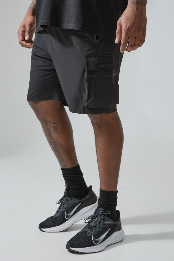 Plus Man Active Cargo-Shorts