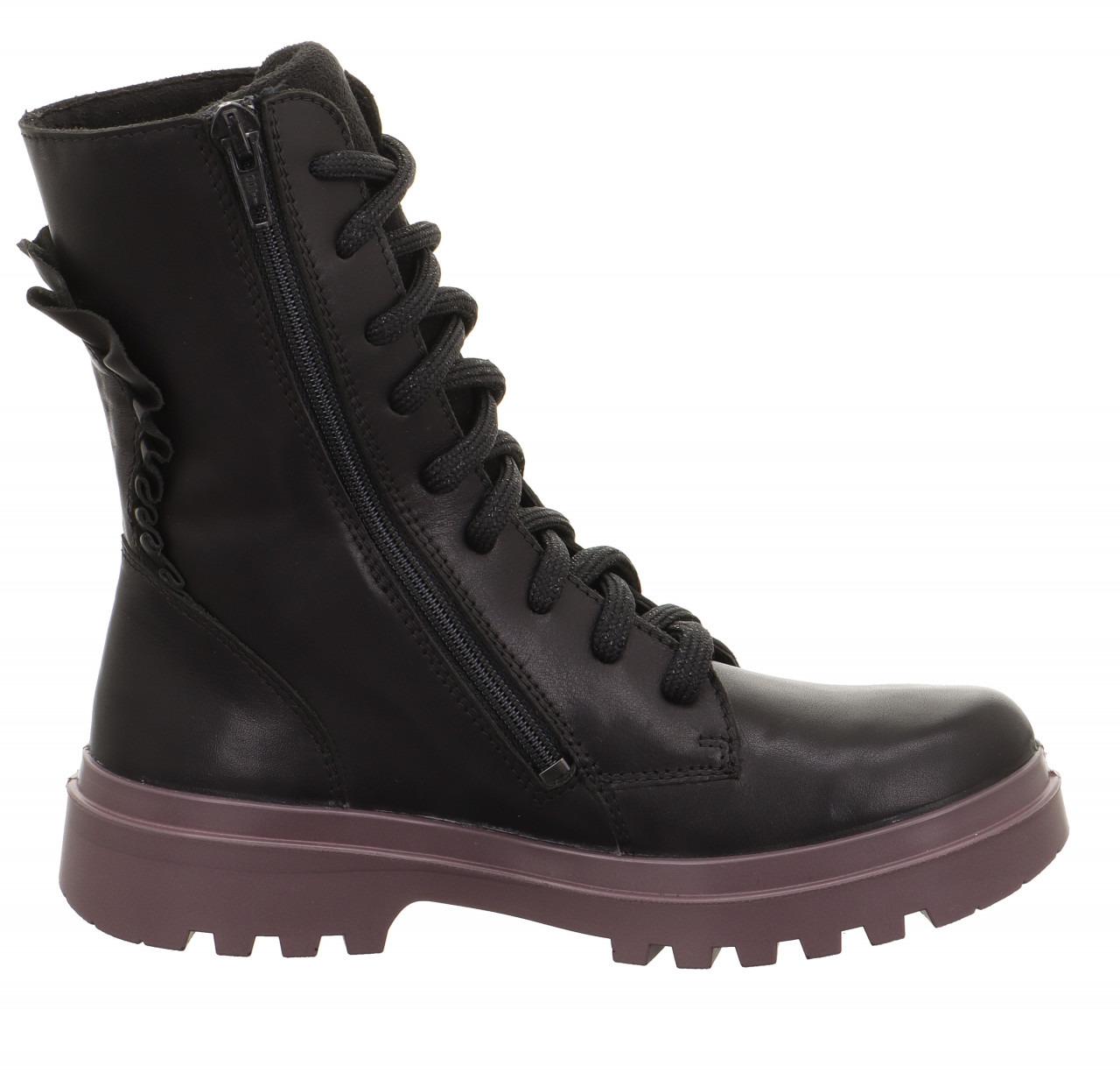ABBY - Schwarz Boots mit Reißverschluss