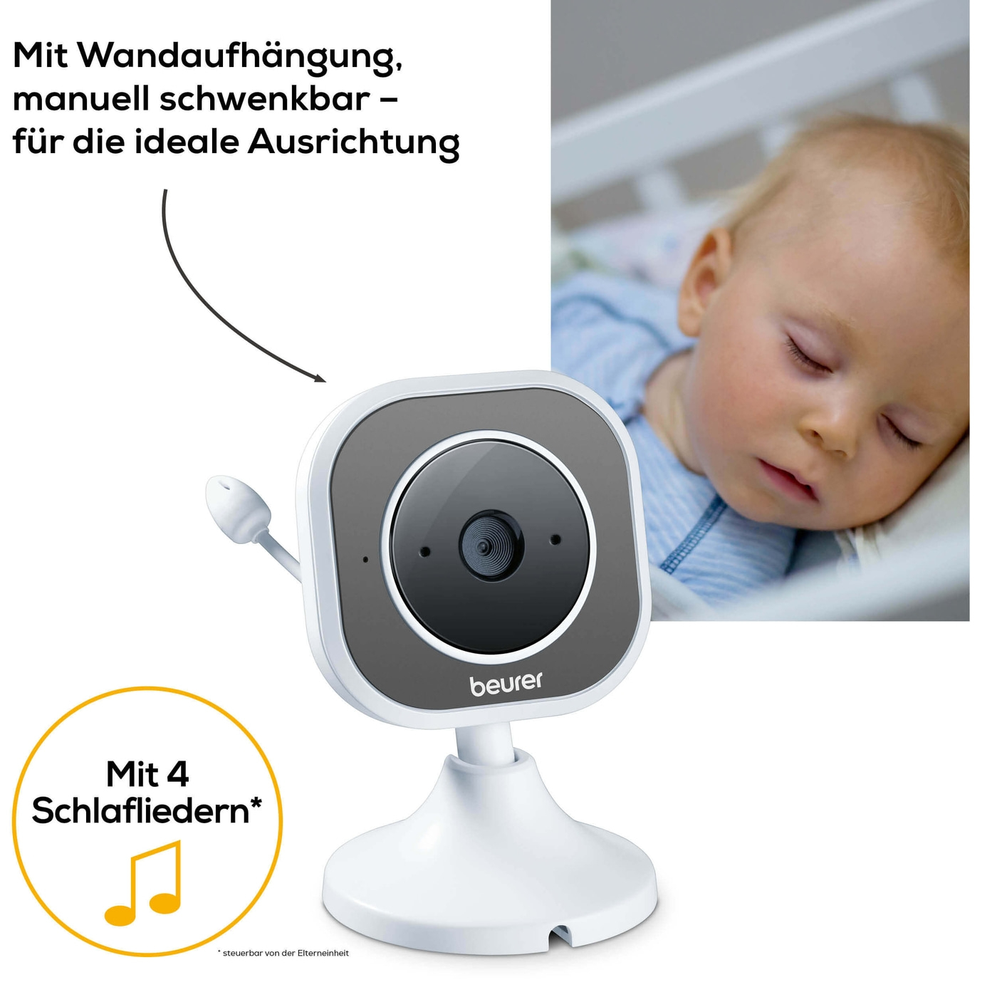 BY 110 Einzelkamera-Zusatzkamera für das Video-Babyphone BY 110