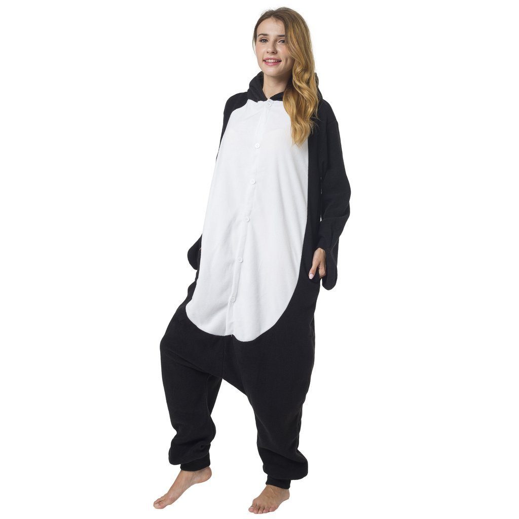 Katara Partyanzug Meerestiere Jumpsuit Onesie Kostüm für Erwachsene S-XL, Fasching, Hai, Frosch, Krokodil, Nilpferd, Pinguin, Polarbär, Schildkröte, Robbe