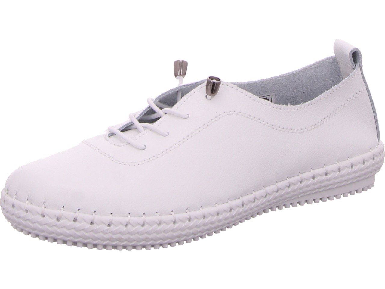 DIVERSE Sportliche Slipper weiss