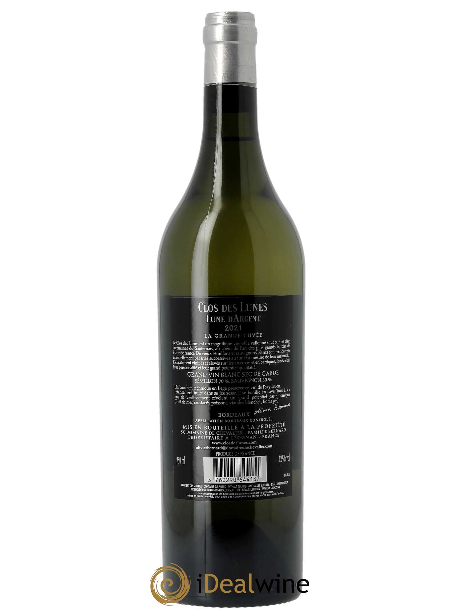 Clos des Lunes - Lune d'Argent  2021 - Lot de 1 Bouteille