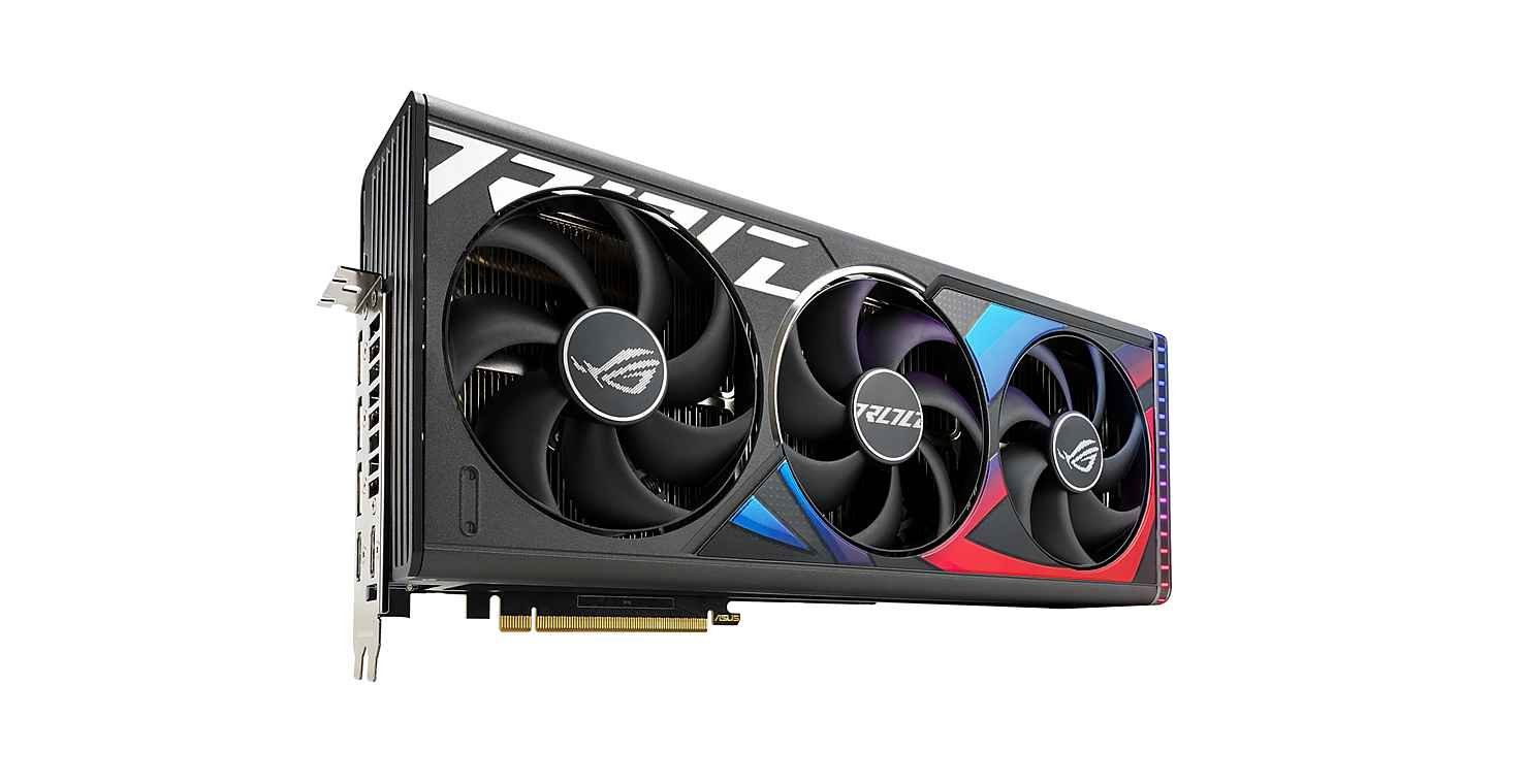 Asus ROG Strix GeForce RTX 4090 OC Edition Gaming Grafikkarte (24 GB, GDDR6X, 2xHDMI, 3xDP, Raytracing, 8K-HDR-Gaming, DLSS 3)