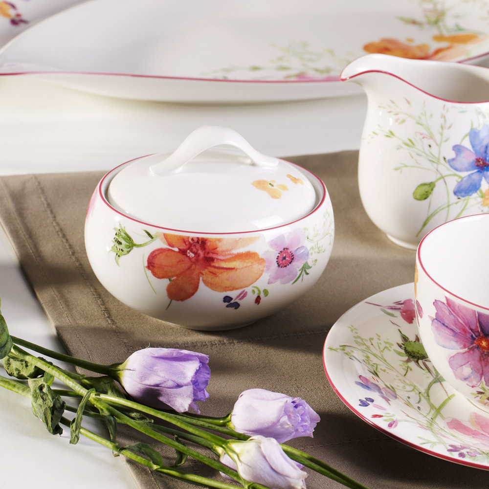 Villeroy & Boch Sucrier/confiturier 6 pers. Mariefleur Basic vaisselle