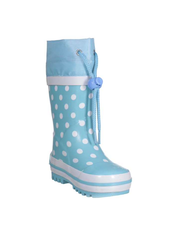 Playshoes Gummistiefel Punkte in Türkis günstig kaufen
