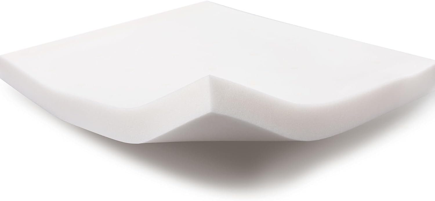 Komfortschaummatratze Schaumstoffplatte, Polster, Matratze Auflage, Topper - 5/ 6/ 7 cm hoch, Essence Sleep, 5 cm hoch, in vielen Größen – für DIY Projekte z.B. Sitzpolster oder Haustierbett