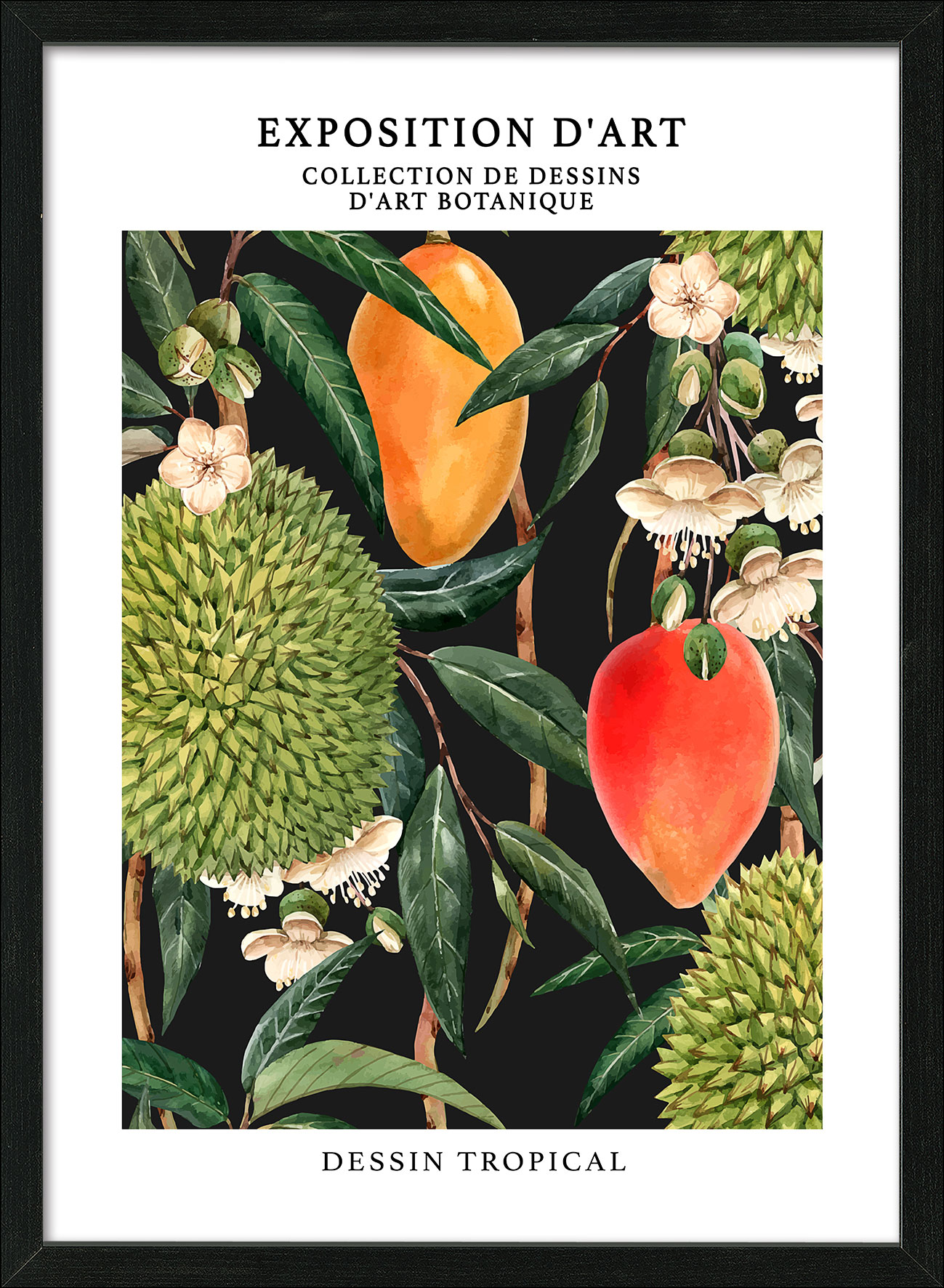 Pro ArtKunstdruck gerahmt 75x55cm