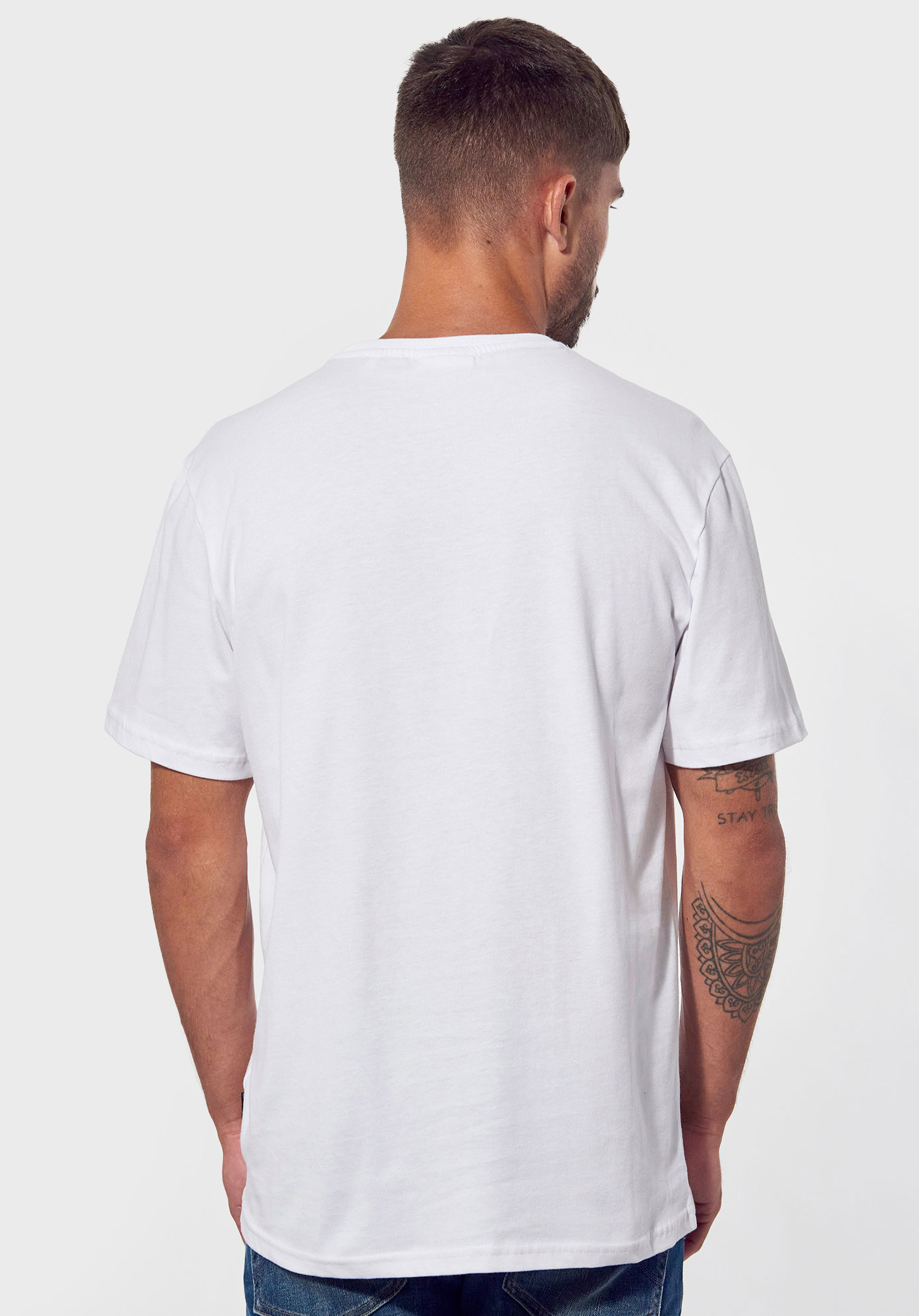 RODIK  T-shirt blanc Homme en 100% coton bio