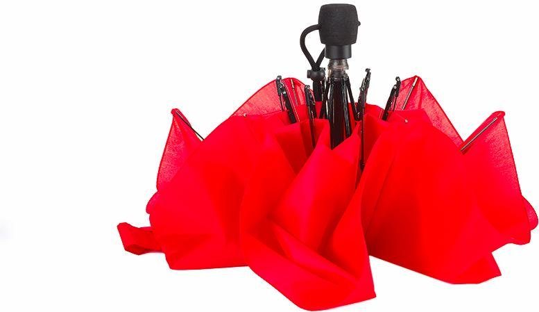 EuroSCHIRM® Taschenregenschirm light trek® ultra, rot, extra leicht