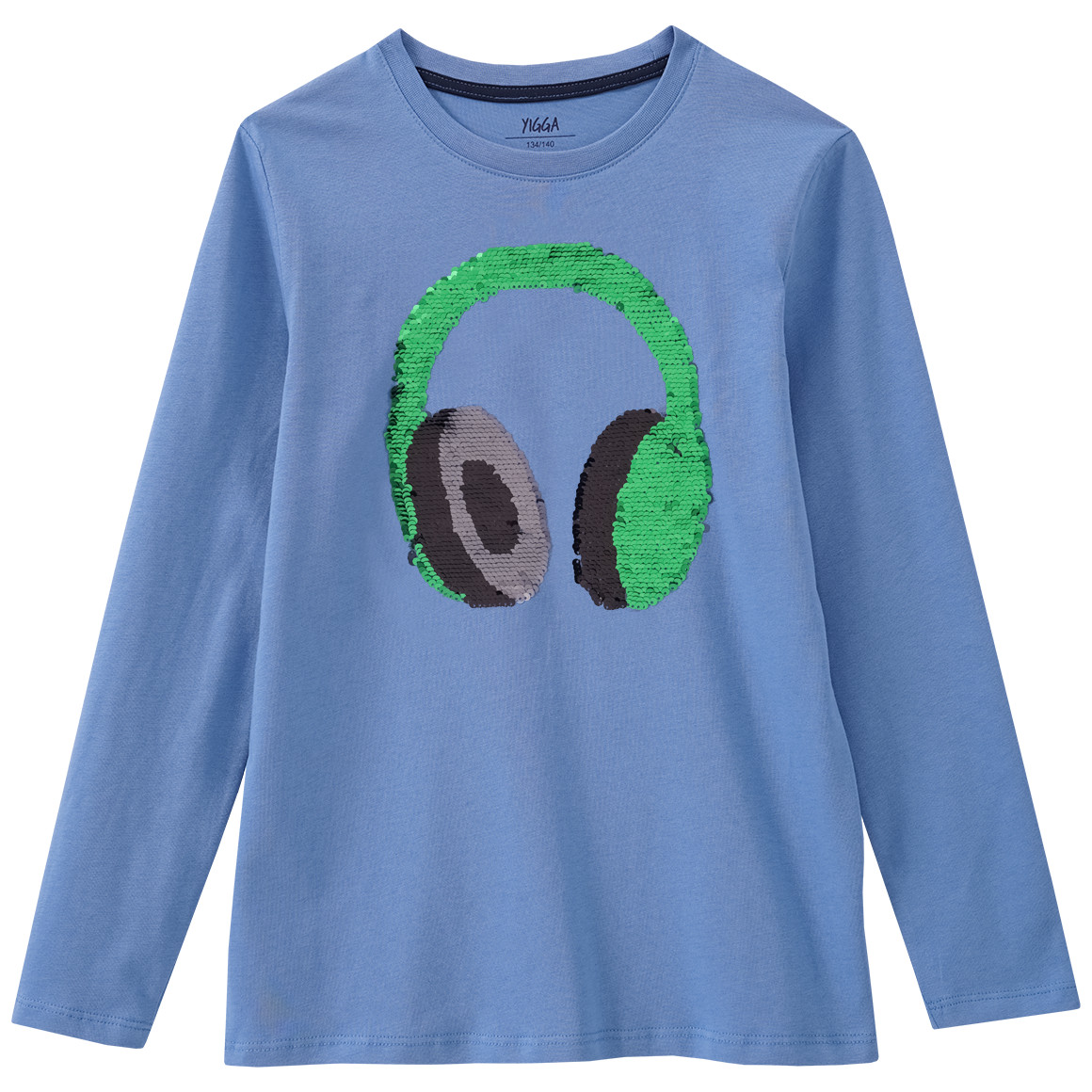 Jungen Langarmshirt mit Wendepailletten