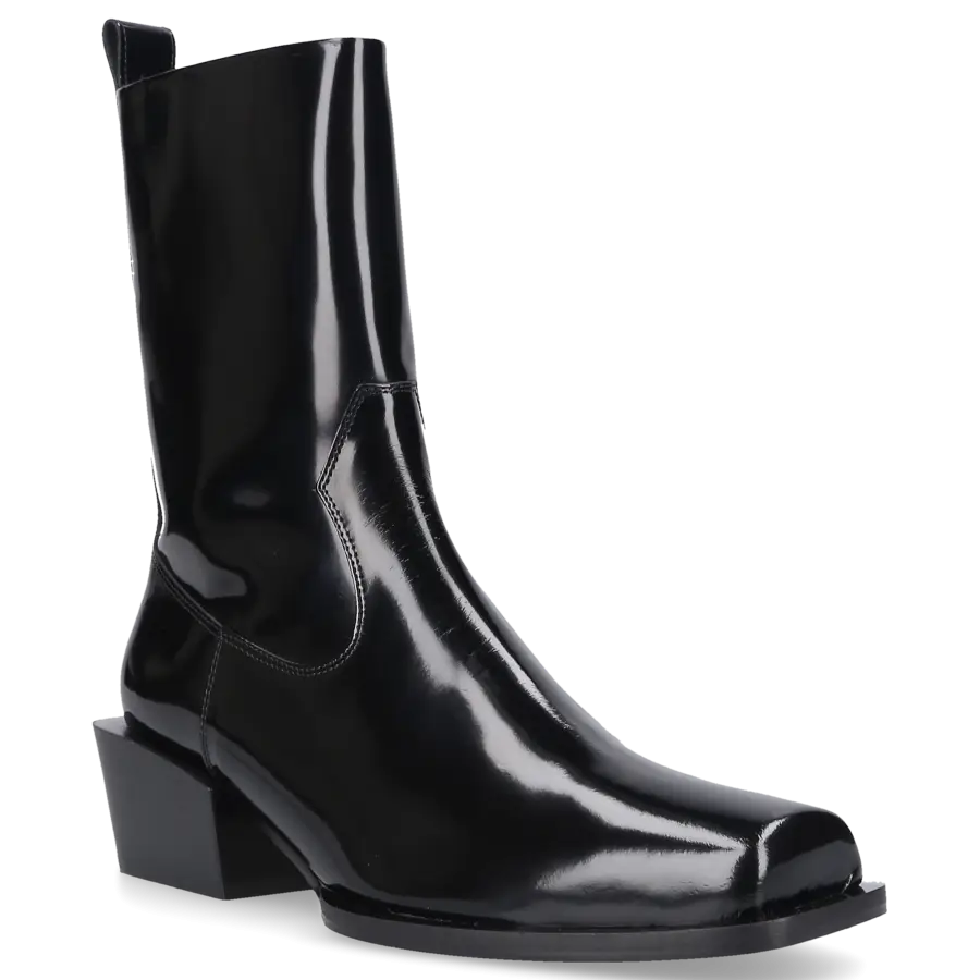 Aeyde - Cowboy-/ Bikerstiefeletten BILL Kalbsleder - schwarz