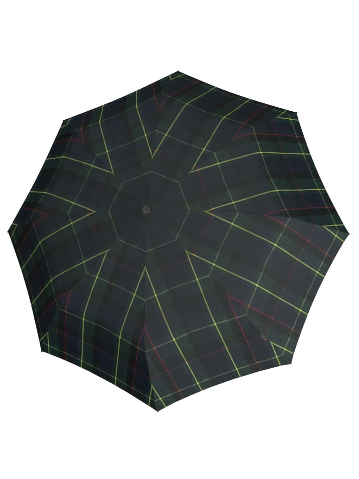 Knirps T.200 M Duomatic - Taschenschirm Regenschirm (sound moon) in check hunter günstig kaufen onesize