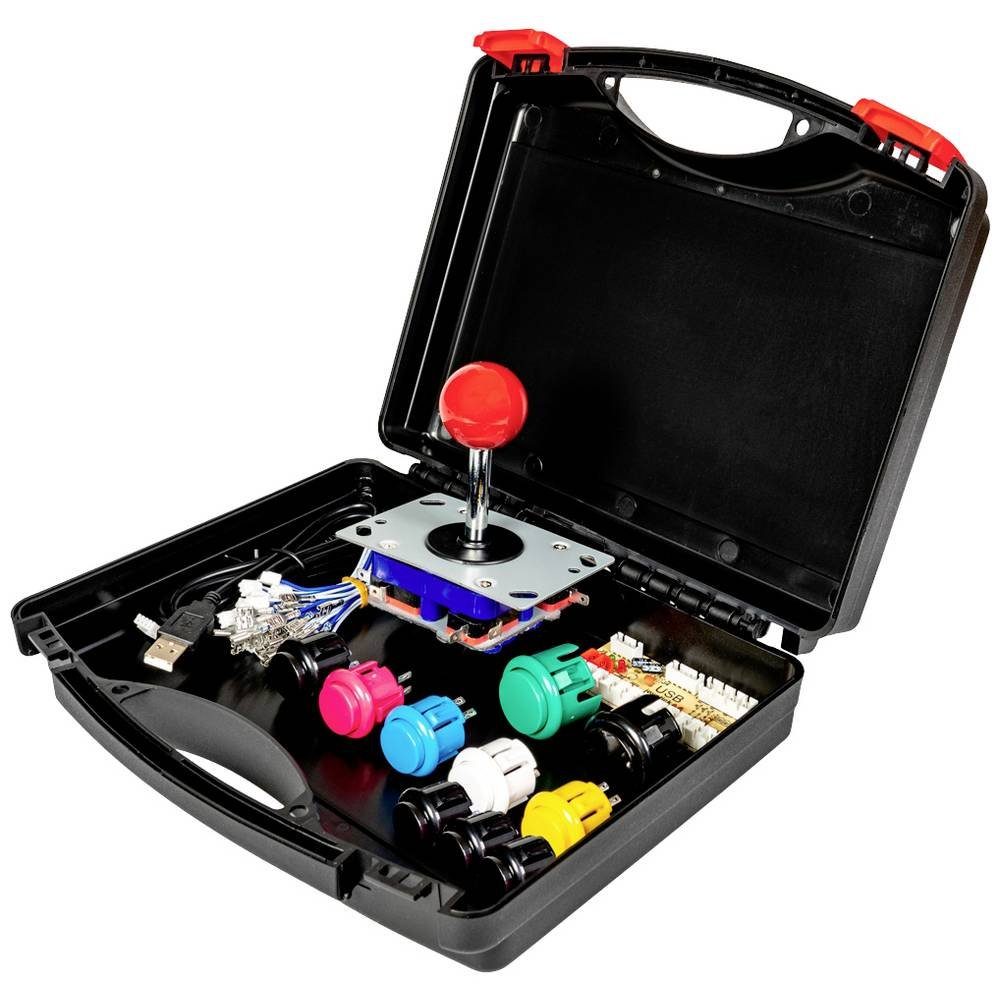 Joy-it DIY Arcade Kit komplett inkl. Joystick, robuste Barebone-PC