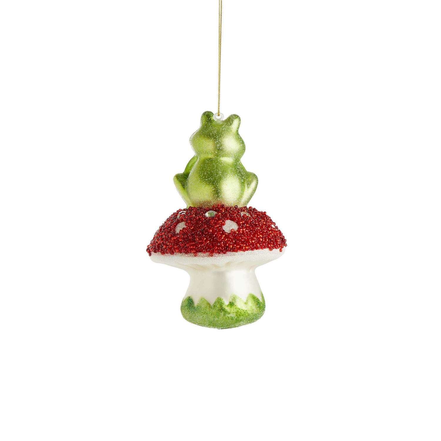 HANG ON Anhänger Frosch auf Pilz