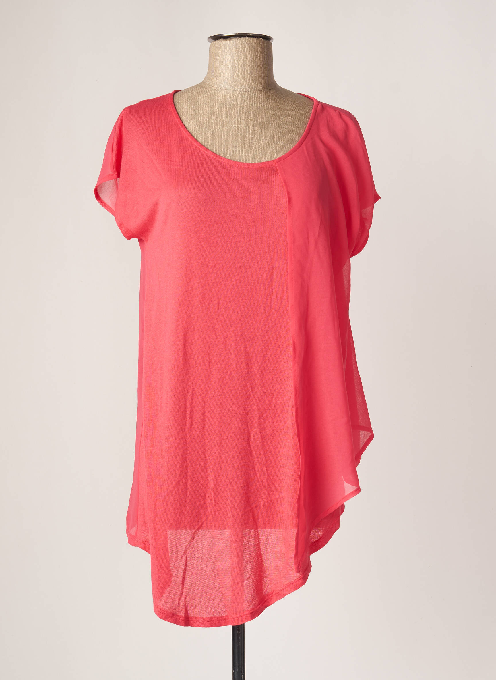 Cristina Gavioli Tuniquemanchecourte Femme couleur rose
