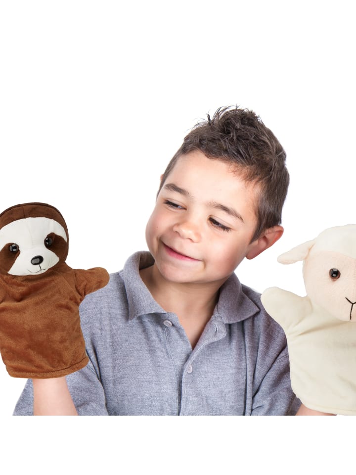 relaxdays Handpuppen 8er Set in Bunt günstig kaufen onesize