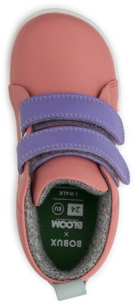 bobux i-walk ~ Grass Court High ~ Ocean Coral Mauve